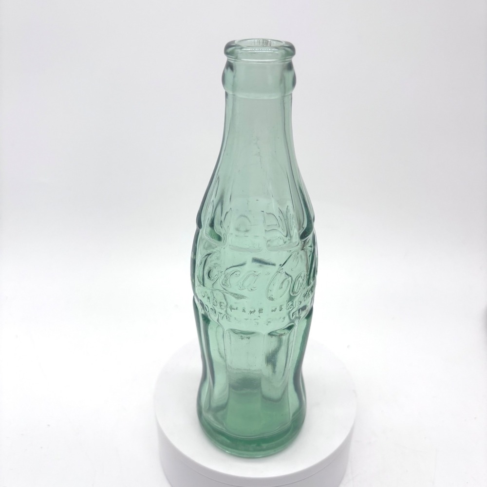 Coca Cola Glass Bottle Savannah GA 6oz Green Vintage